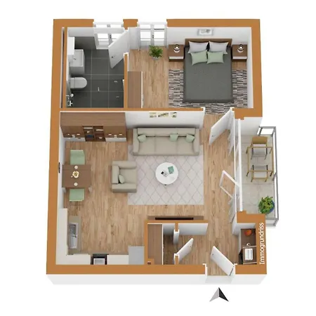 7-wohnung-hoernum 公寓 *